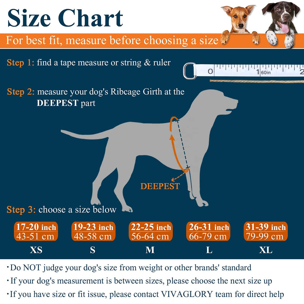 VIVAGLORY dog life vest side view showing buoyant fit