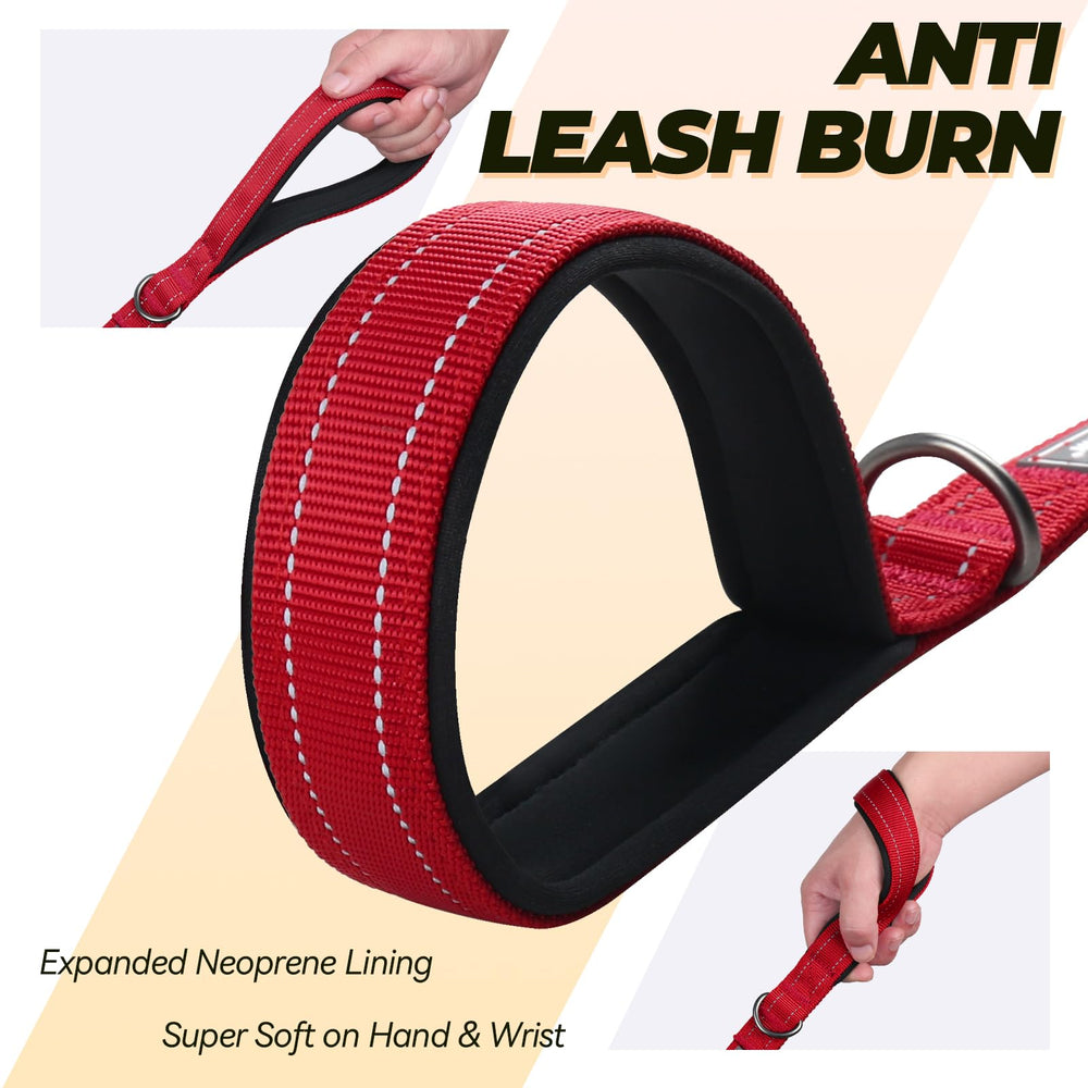 VIVAGLORY Twingrip leash swivel-clasp prevents tangling for smooth training.