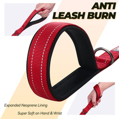 VIVAGLORY Twingrip leash swivel-clasp prevents tangling for smooth training.