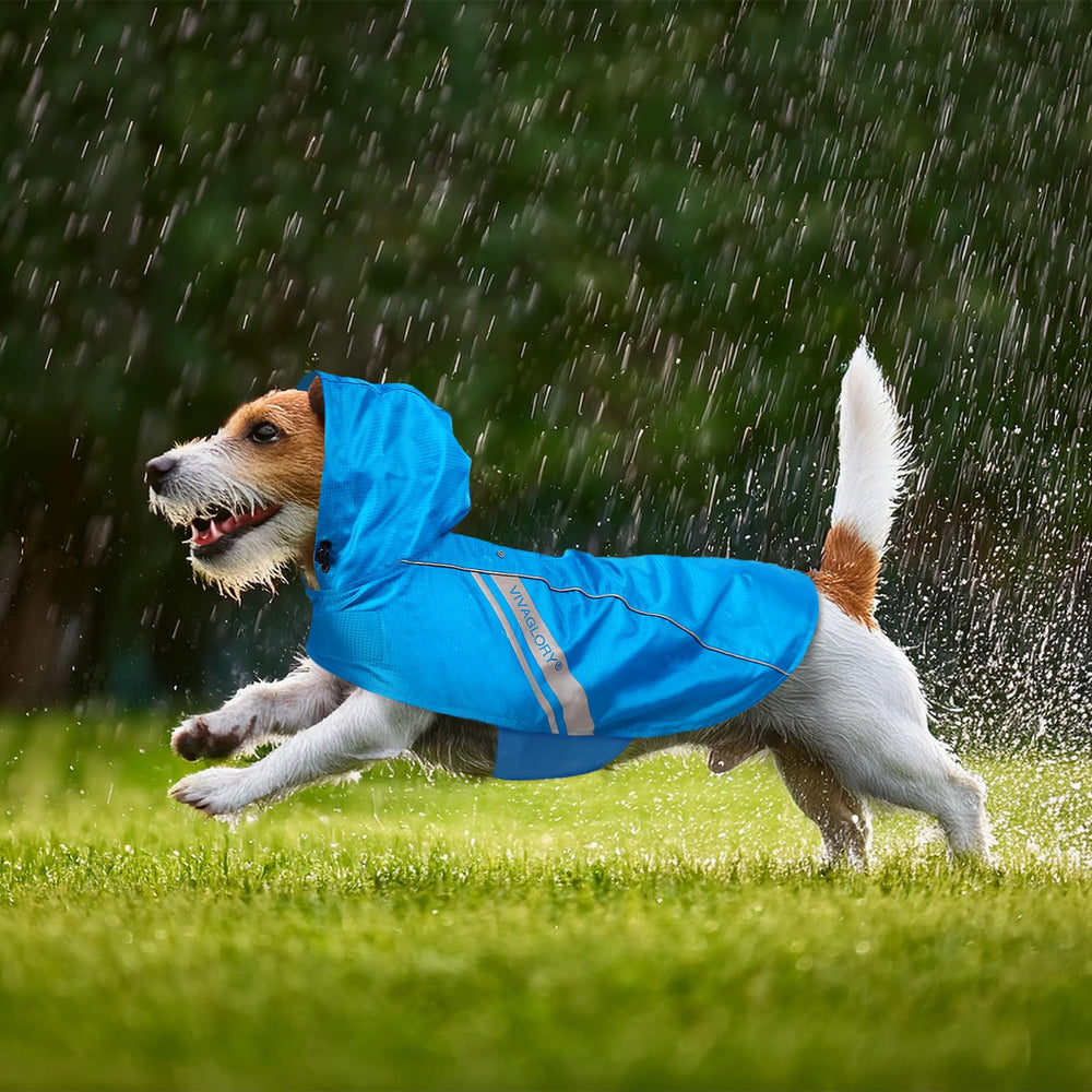 VIVAGLORY Wetoff two-way zipper with cover flap protects skin and fur.