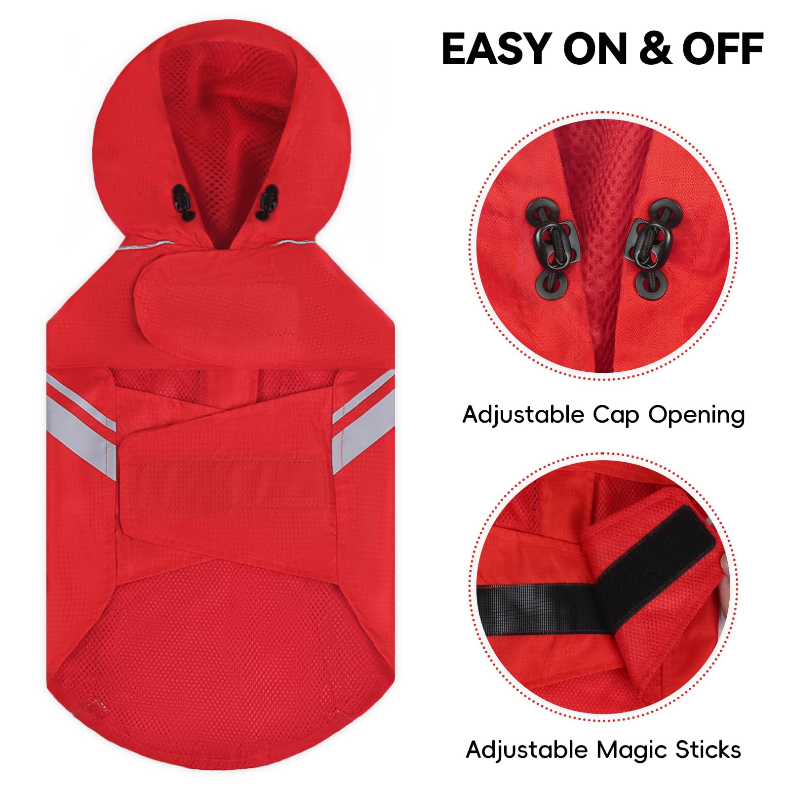 VIVAGLORY Wetoff easy-on-off belly strap for quick fitting.