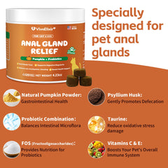 VivaElixir bottle of constipated cat chews with texture details suggesting stool support