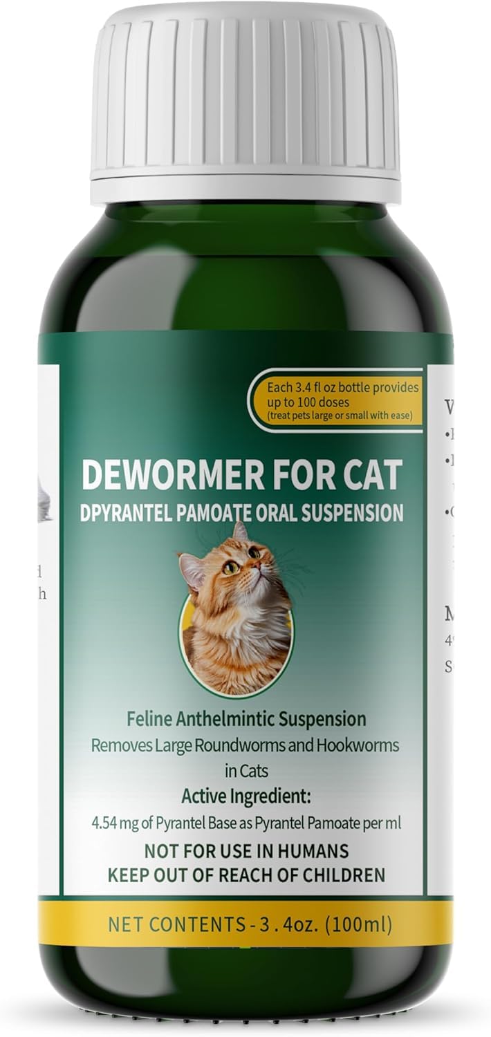 VivelysZoa liquid dewormer bottle ready for home pet treatment.