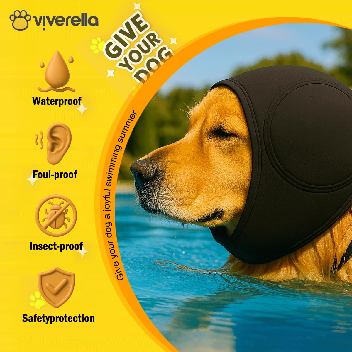 Viverella vet-recommended ear protection aids after procedures