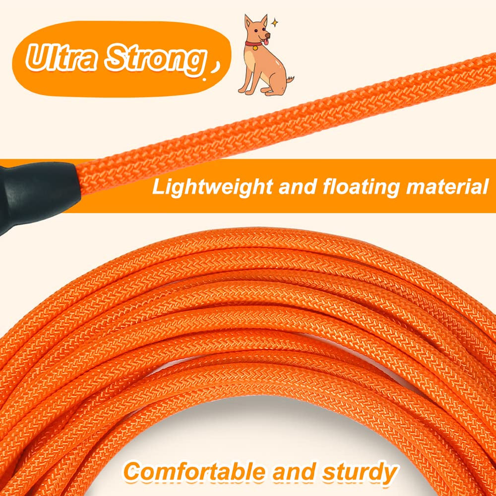Vivifying 32ft lightweight leash ideal for easy handling on hikes.