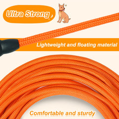 Vivifying 32ft lightweight leash ideal for easy handling on hikes.