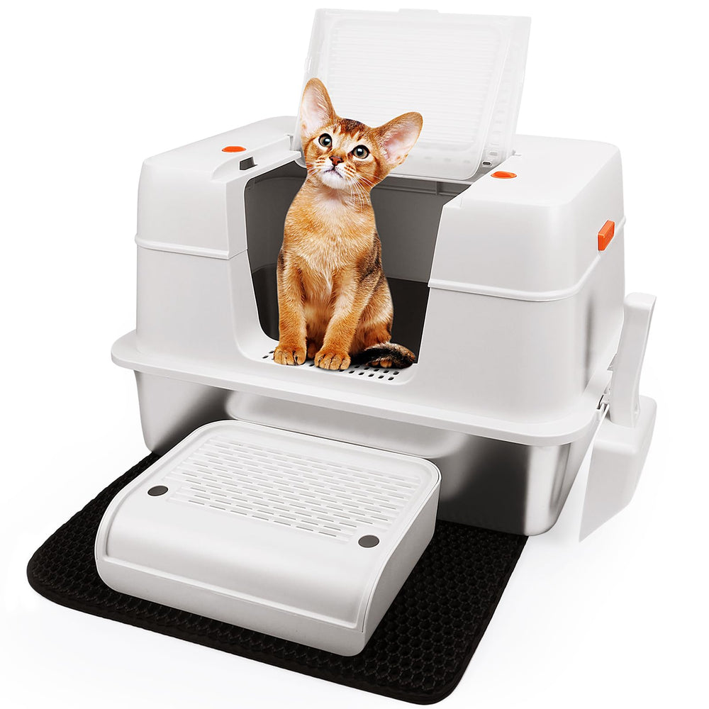 Vivifying all-in-one box with scoop, mat, and footboard for easy setup.