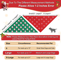 Vivifying Christmas dog bandana snowflake pattern, ideal for winter outings and cozy photo moments.