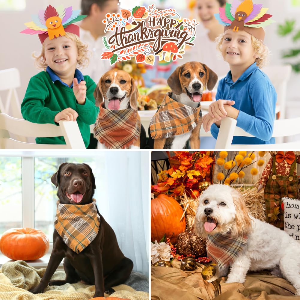 Vivifying dog bandana in holiday setting as party decor prop