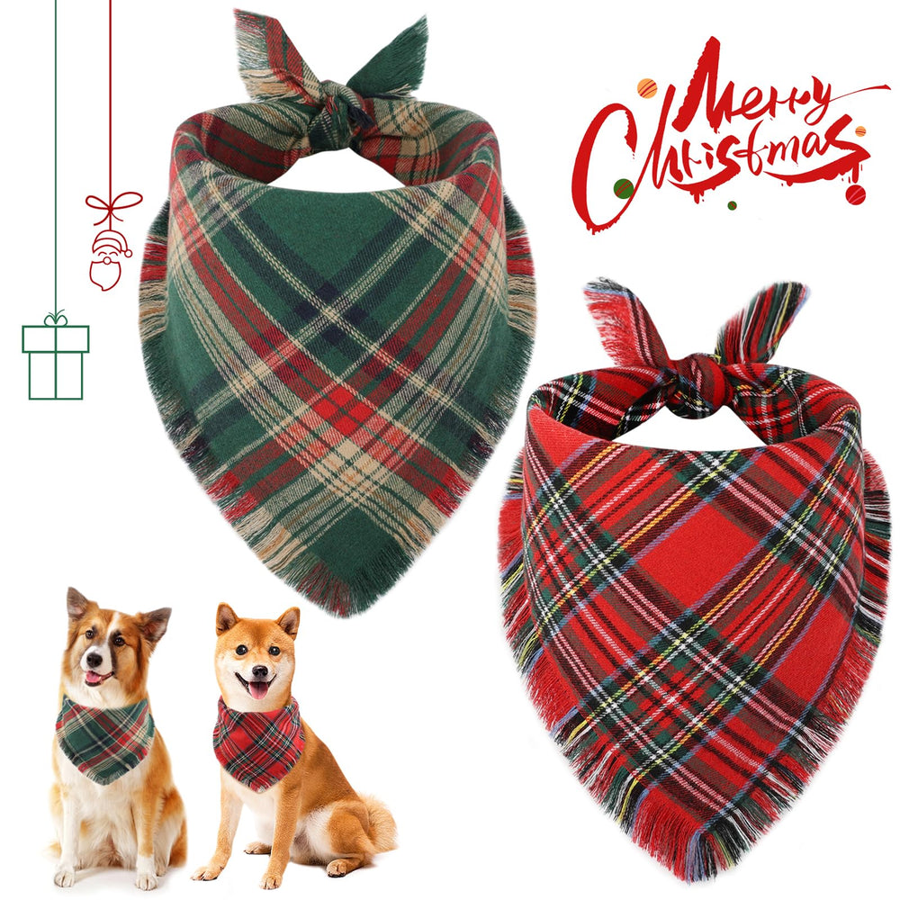 Vivifying dog bandanas for holiday parties, photoshoots, and daily festive moments.