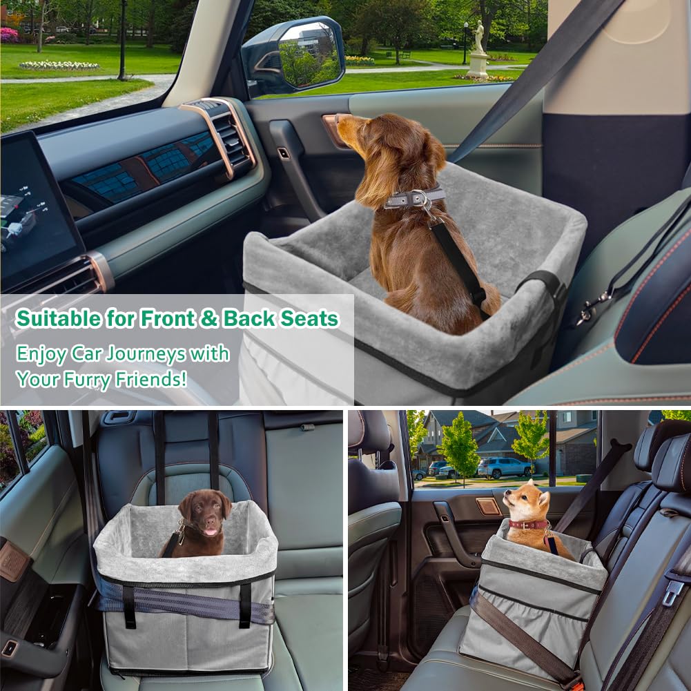 Vivifying dog car seat durable 600D Oxford fabric withstands adventures