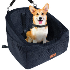 Vivifying dog car seat buckle strap securely anchors your pet for safer travels.