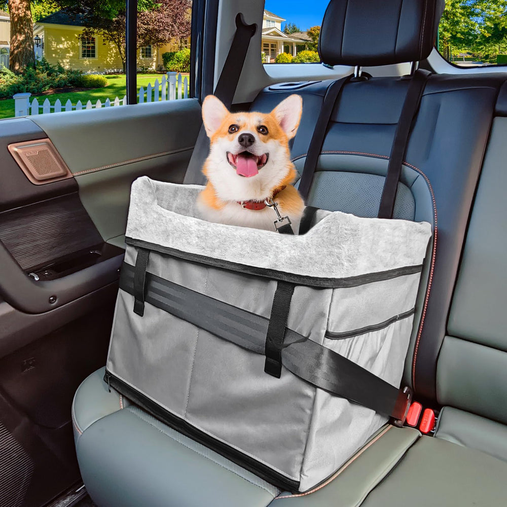 Vivifying dog car seat removable-washable-cover simplifies cleaning after travels