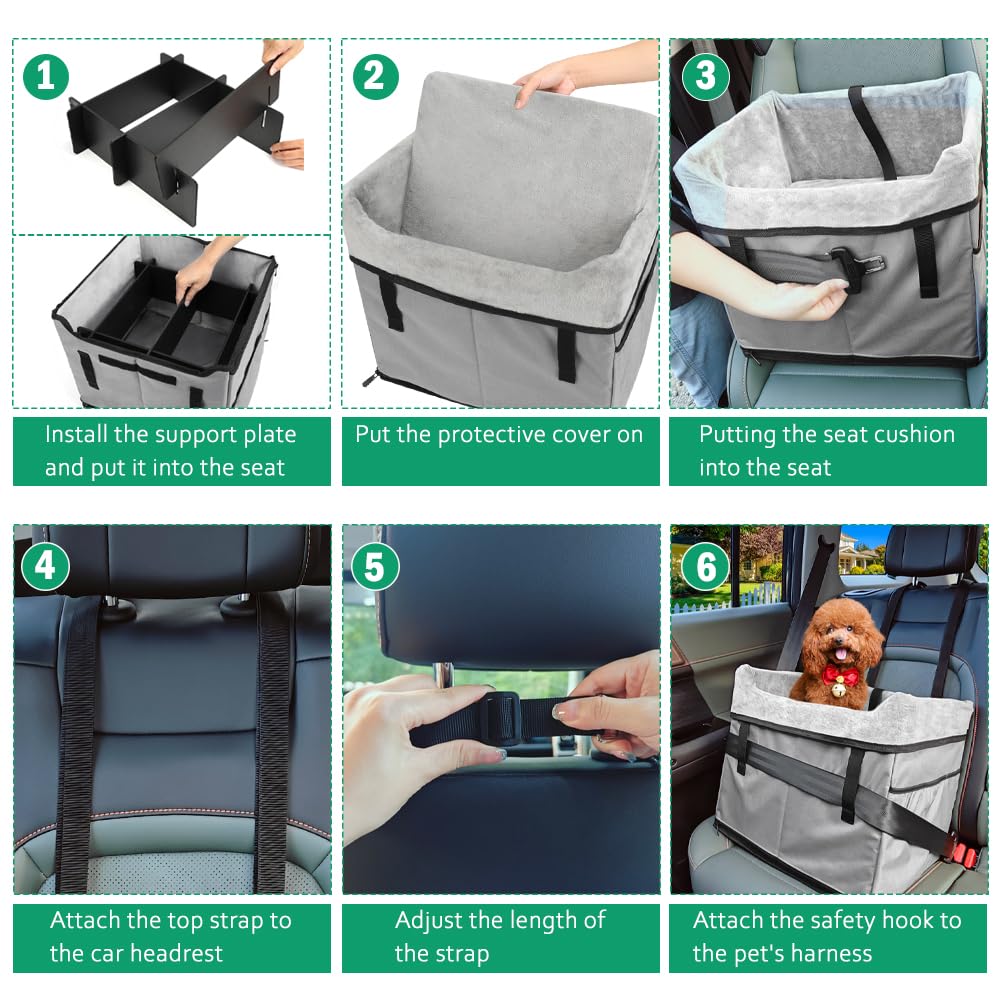 Vivifying dog car seat storage pockets keep essentials within reach