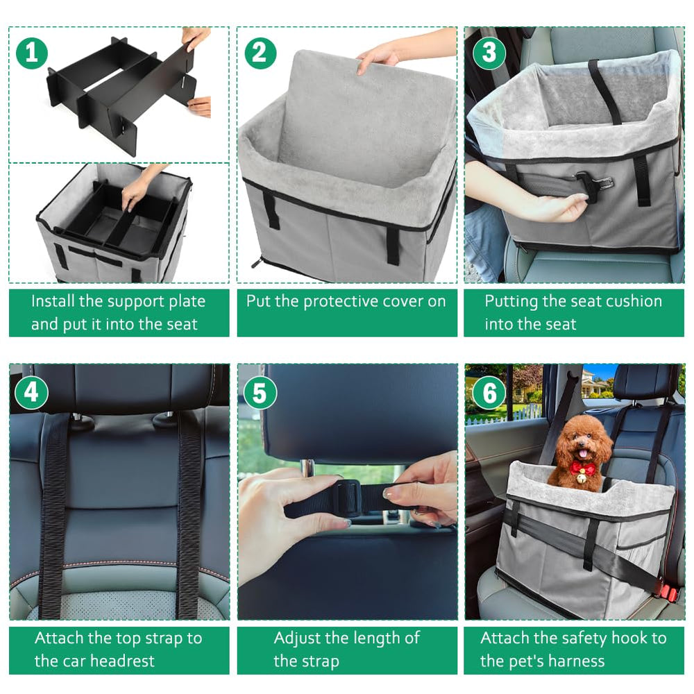 Vivifying dog car seat storage pockets keep essentials within reach