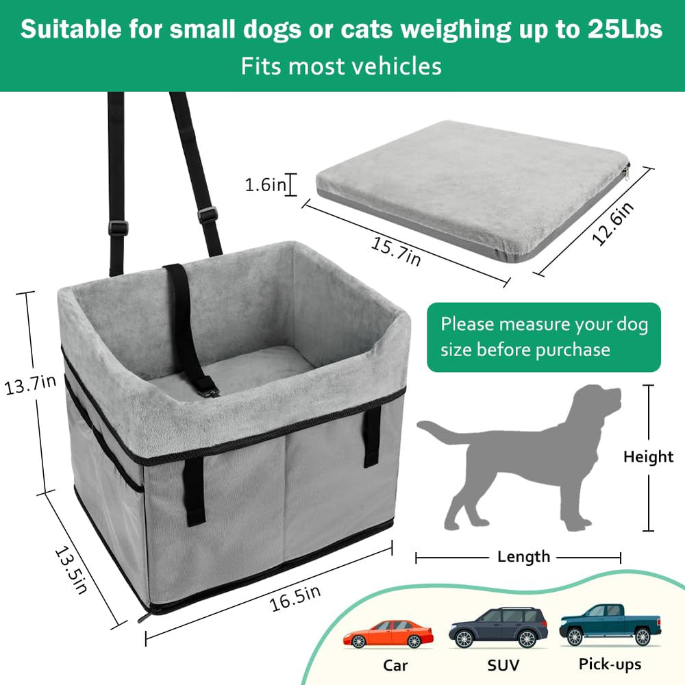 Vivifying dog car seat waterproof leather surface for quick cleanup after messes