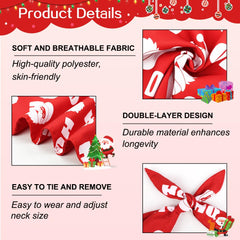Vivifying dog Christmas bandana tree green supports seasonal style at events