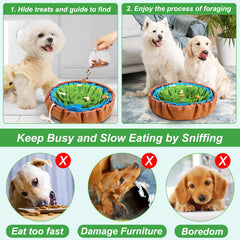 Vivifying Snuffle Mat inside-holes provides hidden treats for mental engagement