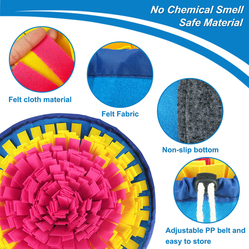 Vivifying Snuffle Mat interactive enrichment engages dogs with puzzling scent challenges