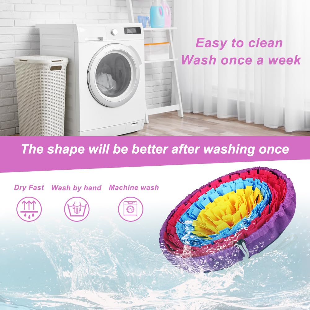 Vivifying Snuffle Mat suitable for all dogs highlights inclusive design for enrichment.