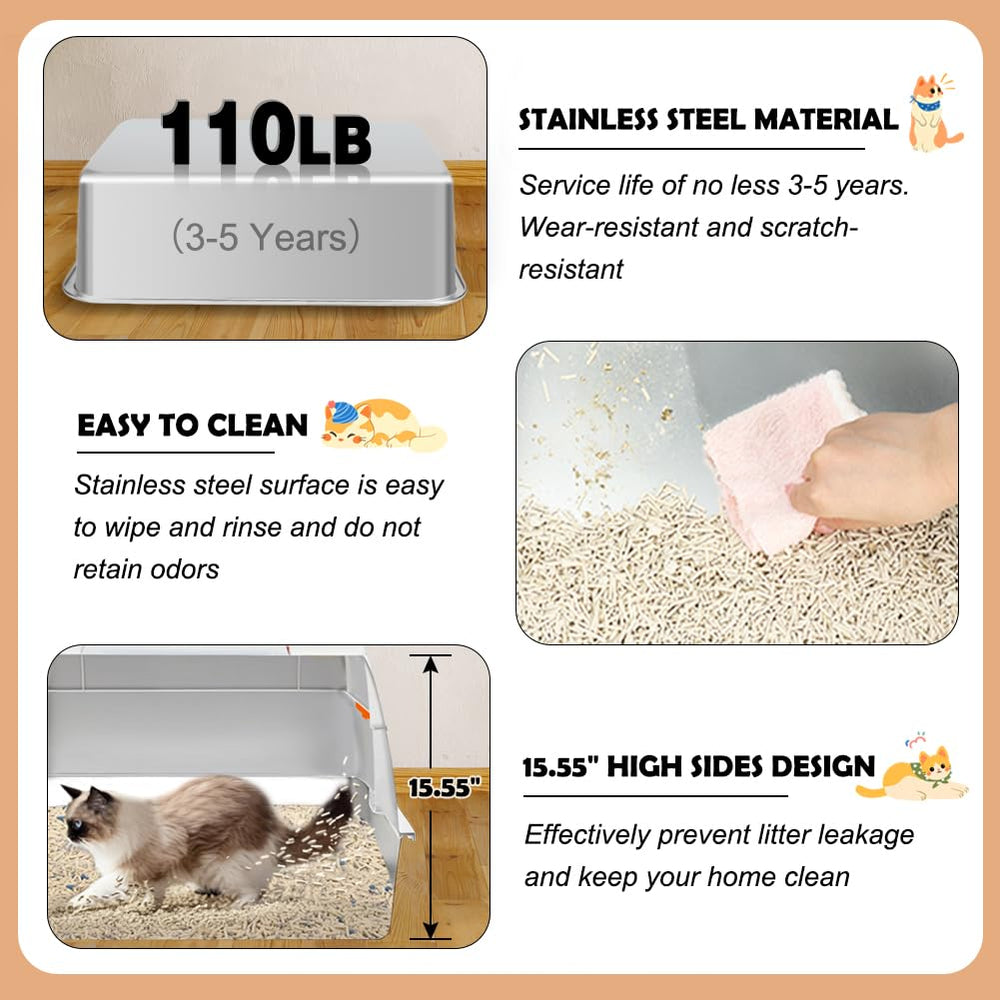 Vivifying stainless steel pan close-up highlighting rust-resistant, durable surface.