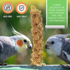 Vivlly sun-dried millet grains close-up showing natural color and quality