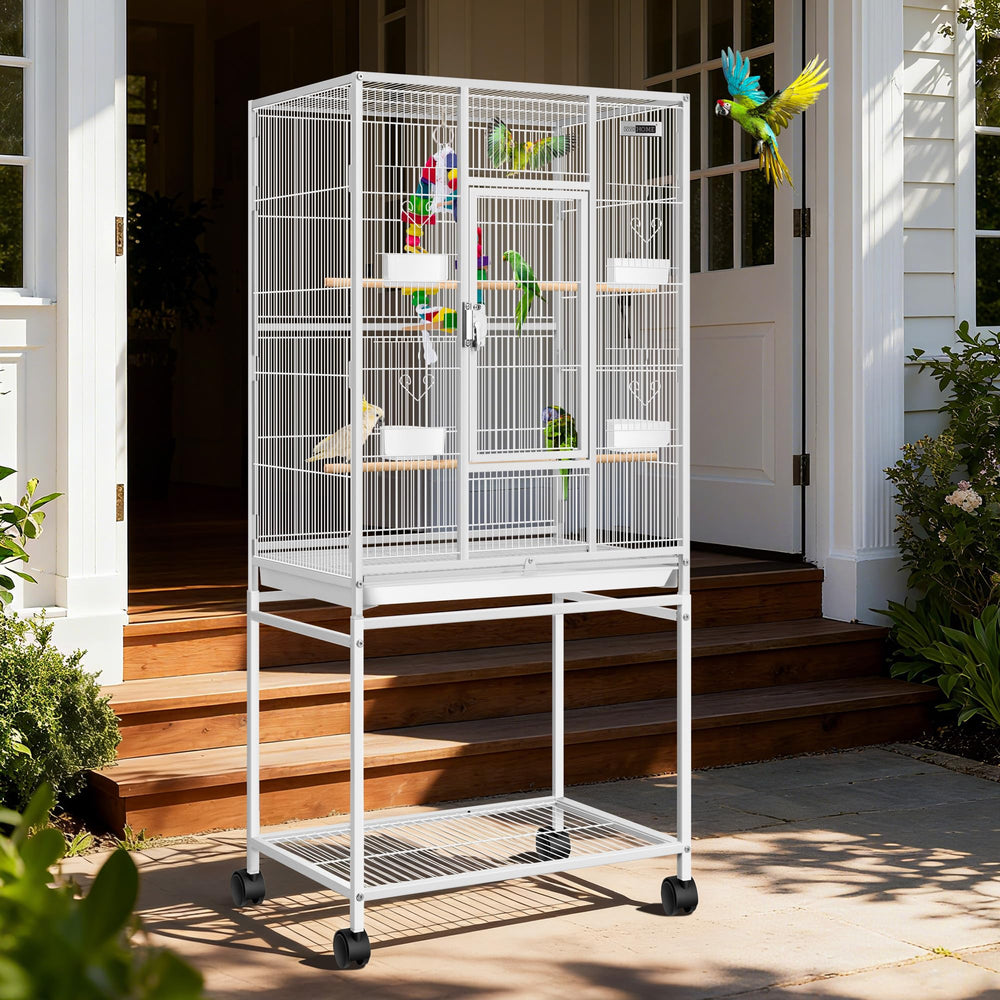 VIVOHOME rolling casters enable flexible placement without floor marks