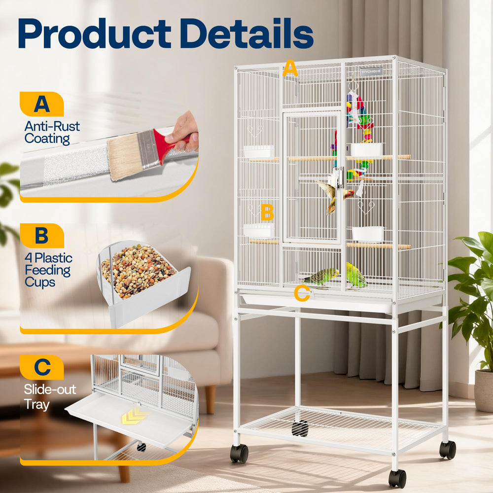 VIVOHOME flat-top design for adding toys and decorative plants