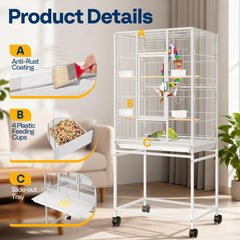 VIVOHOME flat-top design for adding toys and decorative plants