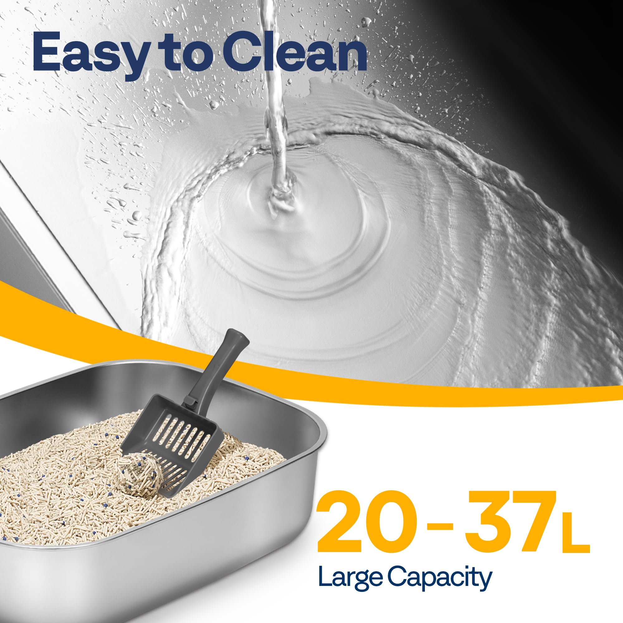 VIVOHOME XL non-slip feet stabilize the unit on any floor.