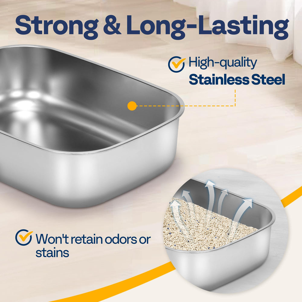 Scoop included with VIVOHOME XL enables quick cleanup after use.