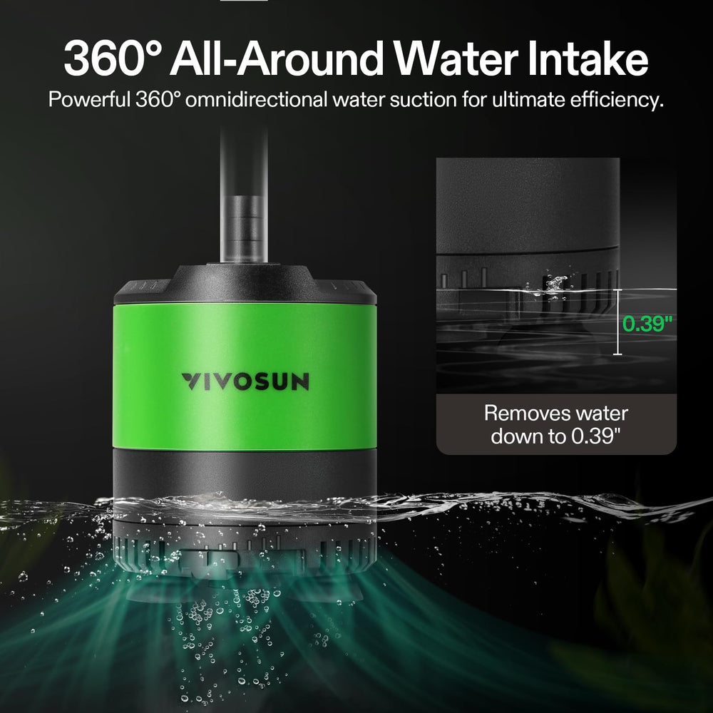 VIVOSUN 360-degree inlet design enabling efficient water uptake