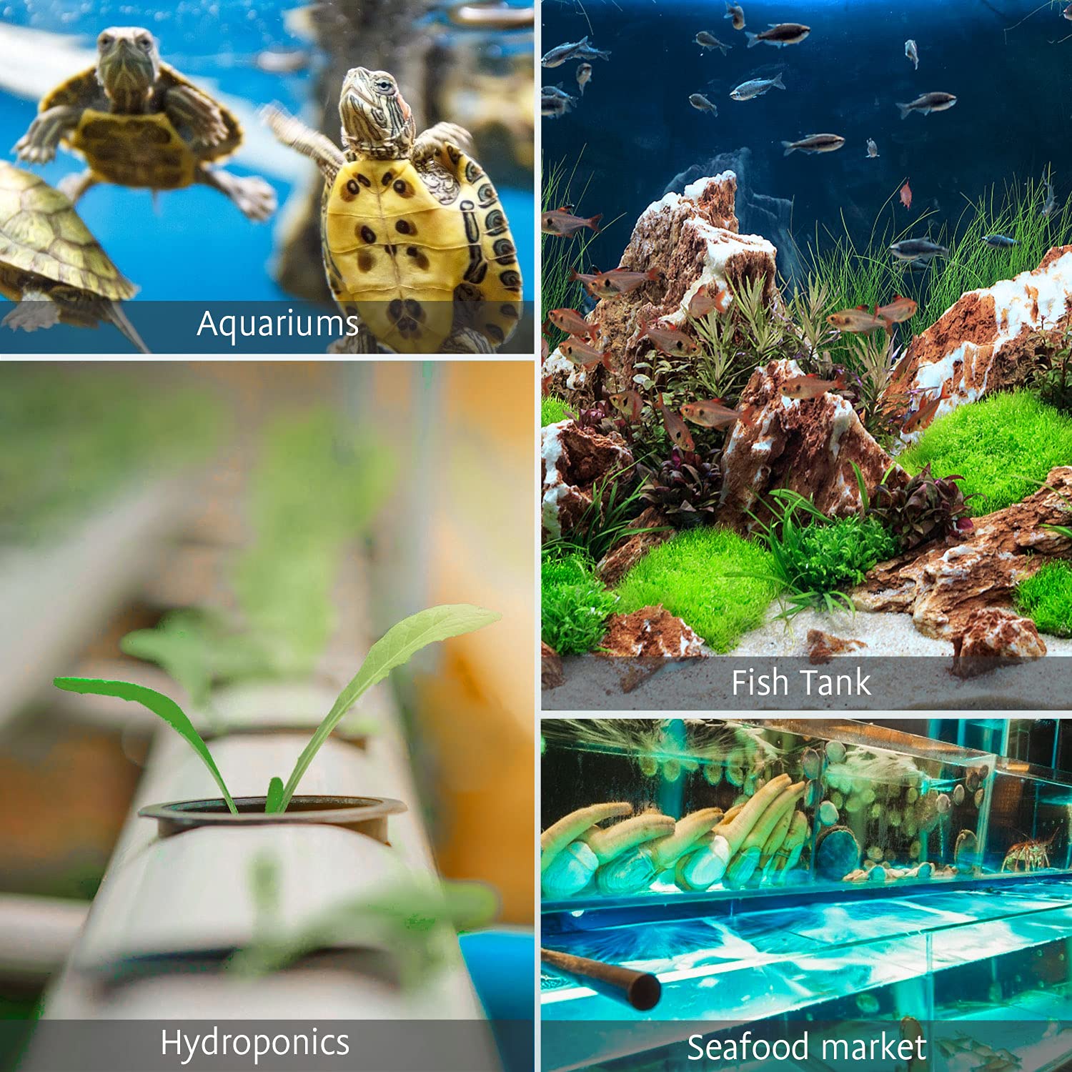 VIVOSUN air stone versatile for hydroponics, ponds, and aquariums.