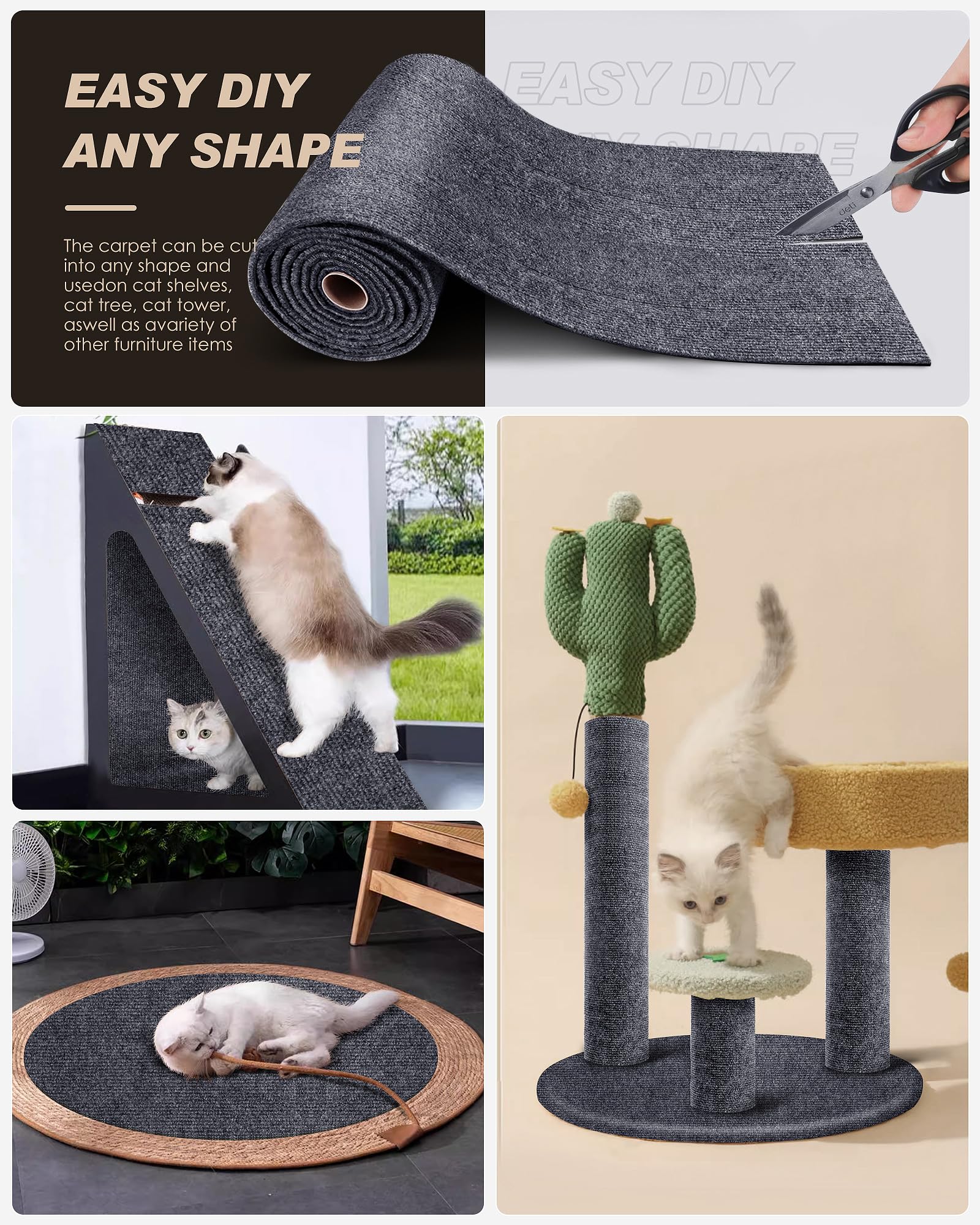 VIVOYAN cat-scratch-protector durable-material resists scratching while protecting furniture surfaces