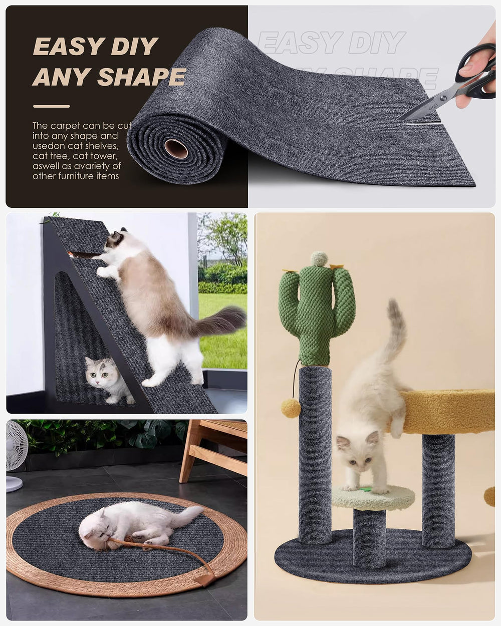 VIVOYAN cat-scratch-protector durable-material resists scratching while protecting furniture surfaces