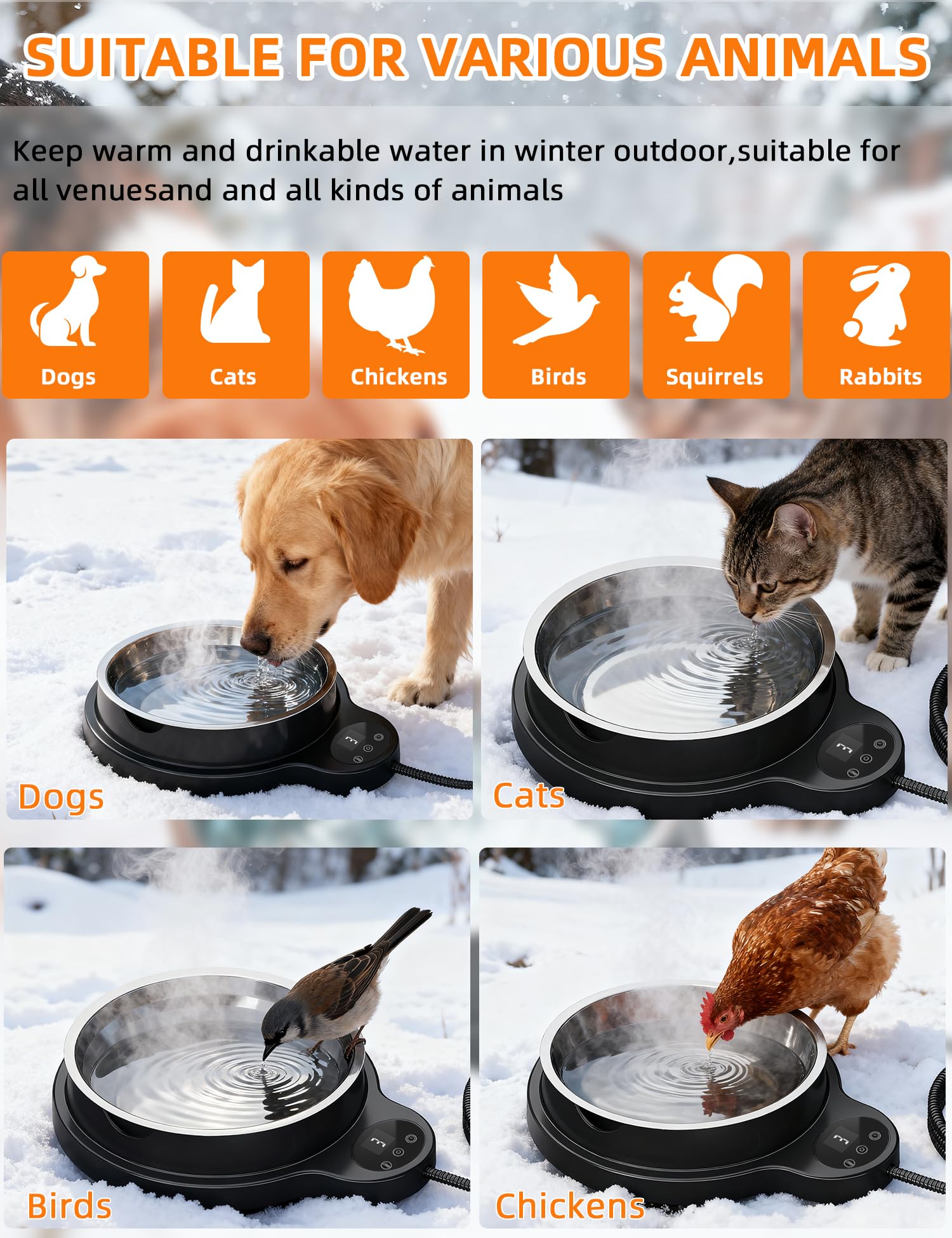 ViwalmPoul chew-resistant cord designed for curious pets