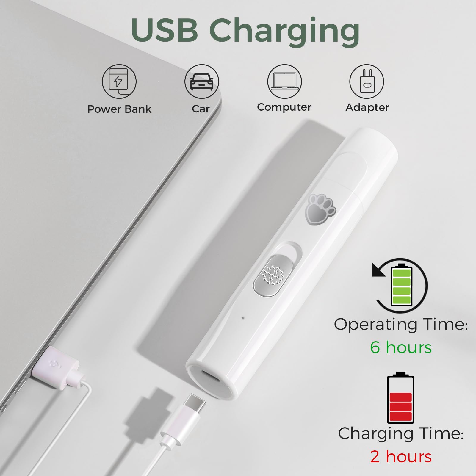 VIWIK cat and dog nail grinder in use for at‑home grooming convenience