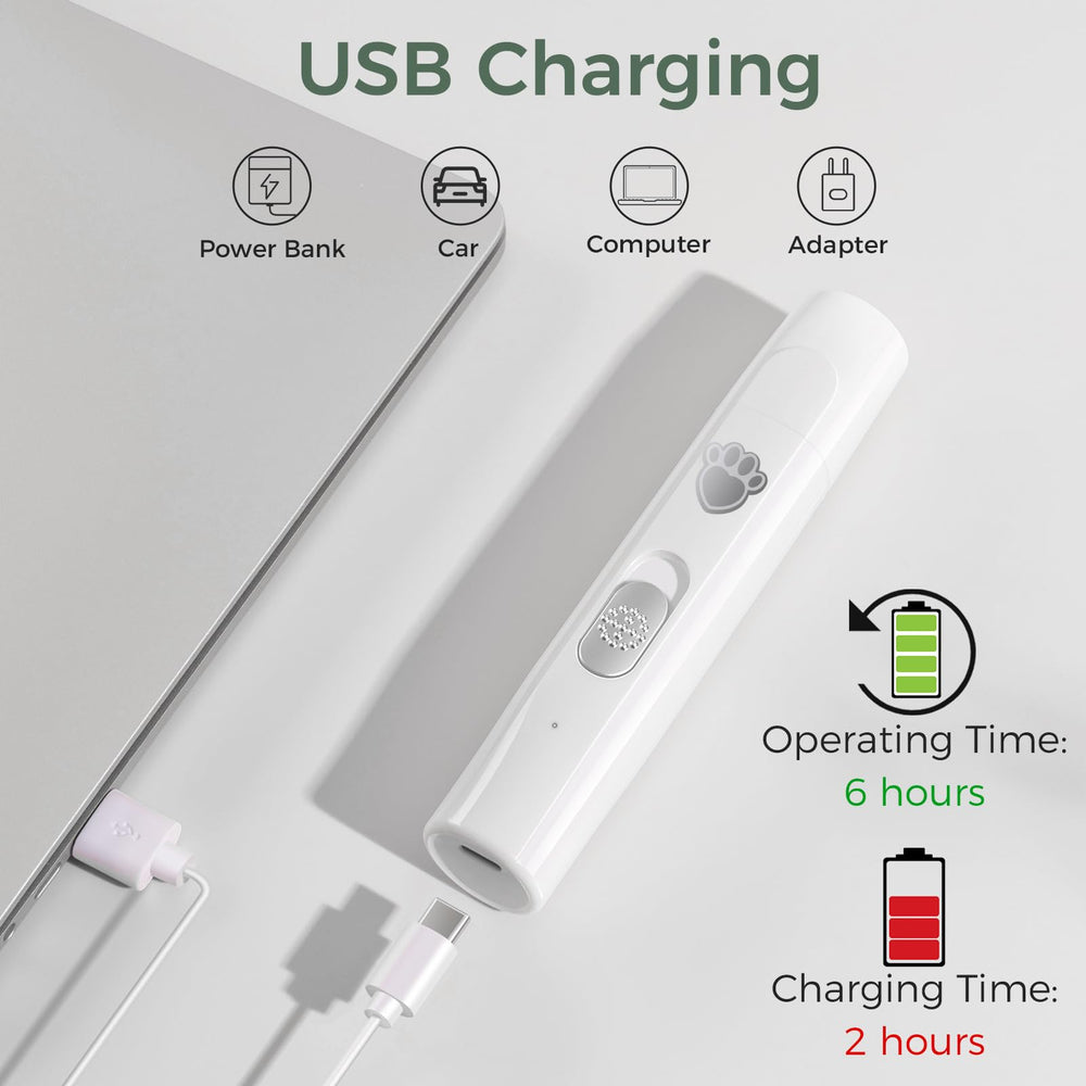 VIWIK cat and dog nail grinder in use for at‑home grooming convenience