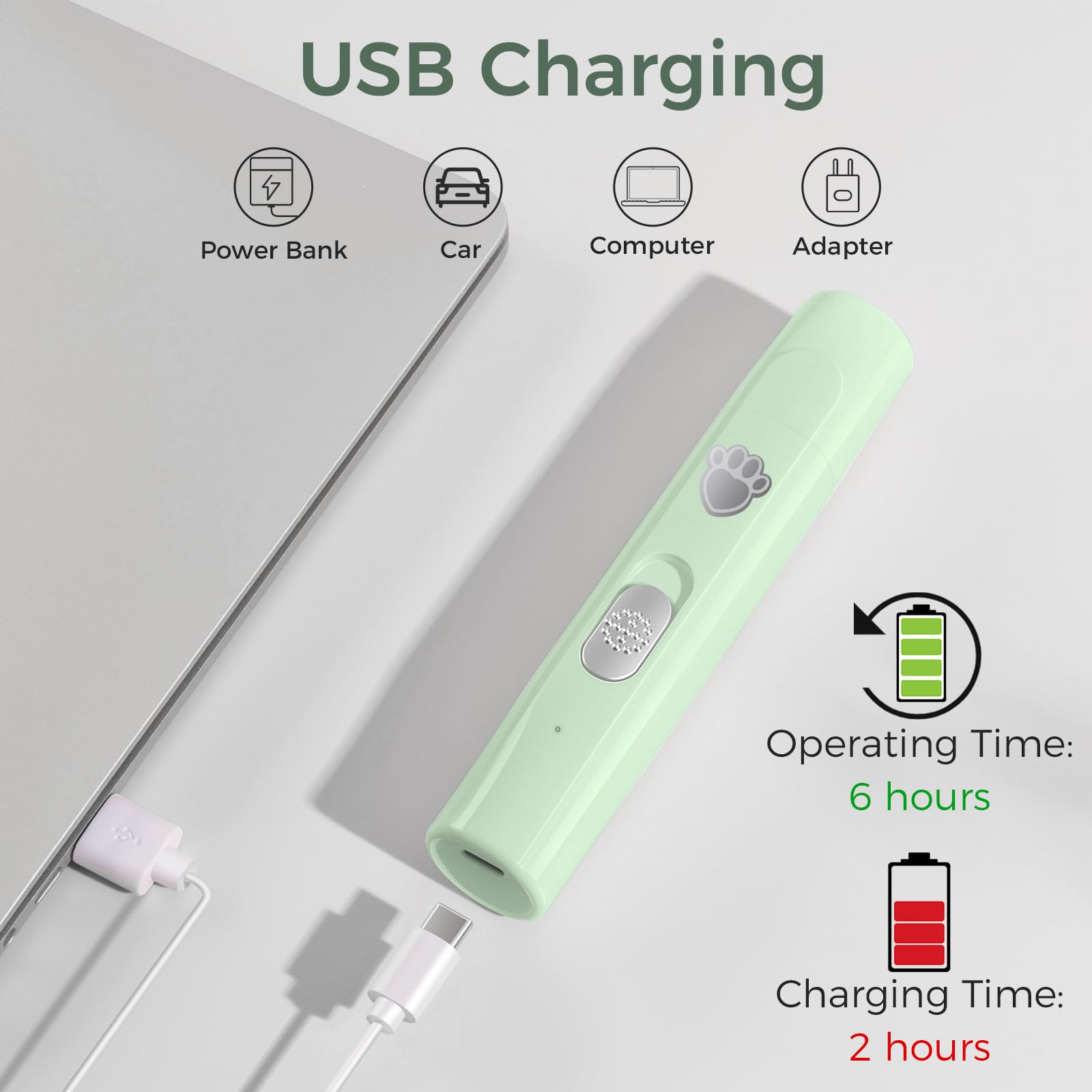 VIWIK dog nail grinder in-home-use supports safe DIY grooming