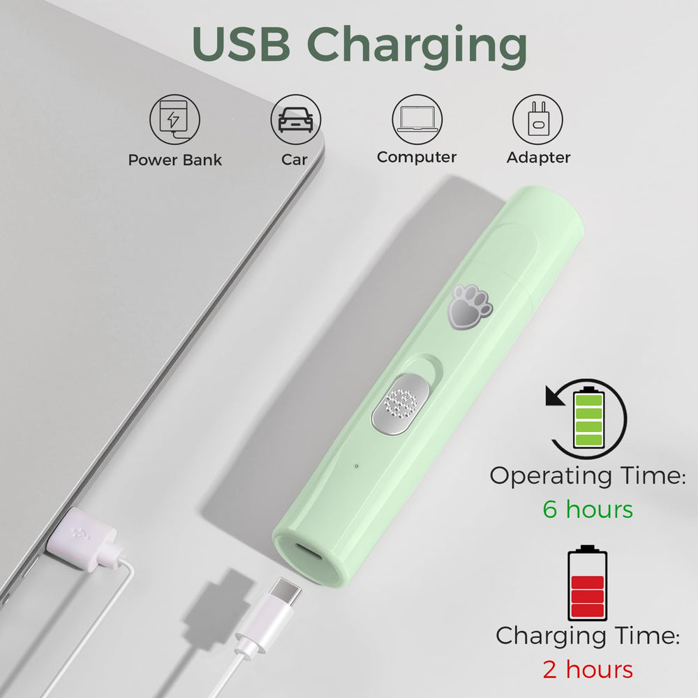 VIWIK dog nail grinder in-home-use supports safe DIY grooming