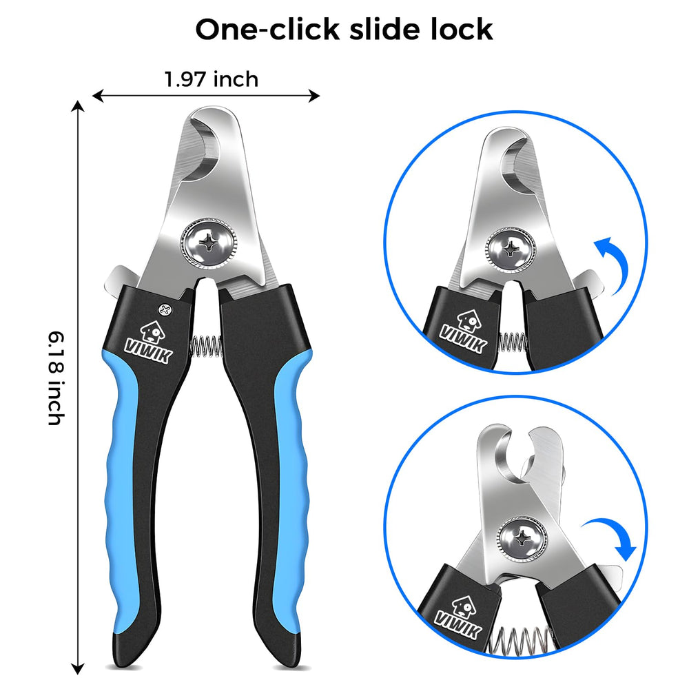 VIWIK nail file included to smooth edges after trimming.