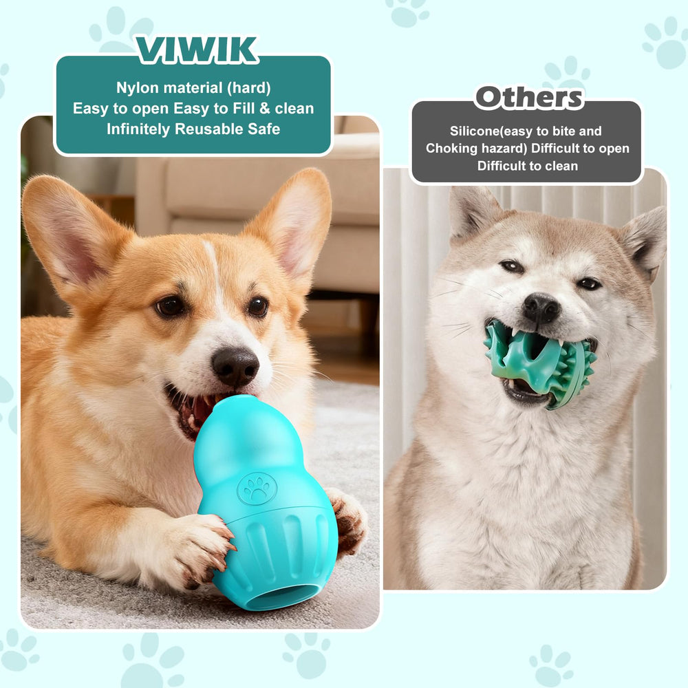 VIWIK Durable nylon construction makes toy chew-resistant and easy to clean.