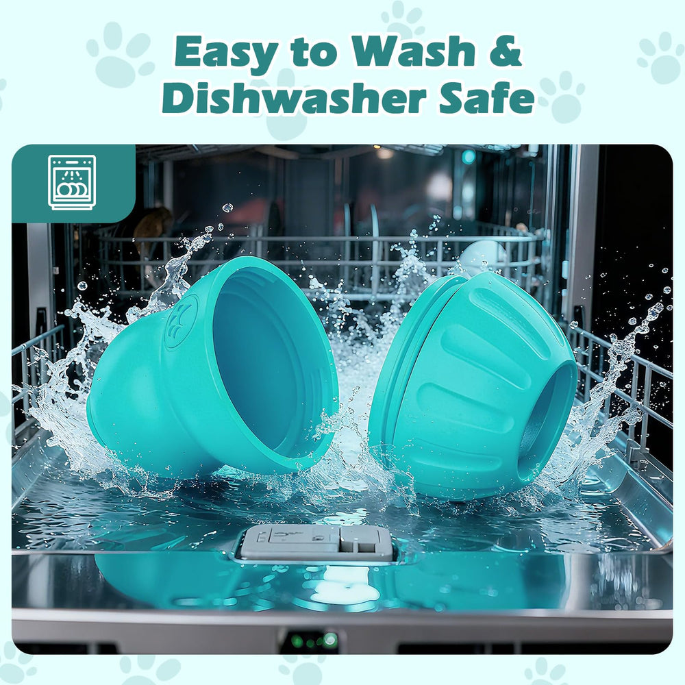 VIWIK Easy-fill design helps busy owners prep treats quickly.