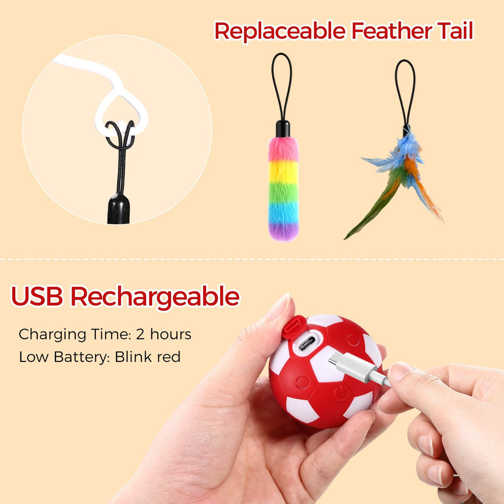 VIWIK interactive cat toy on wood floor enables stable rolling for supervised play