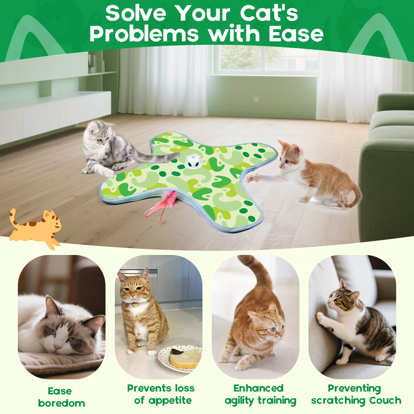 VIWIK patent-protected design US12336506B1 for cat enrichment