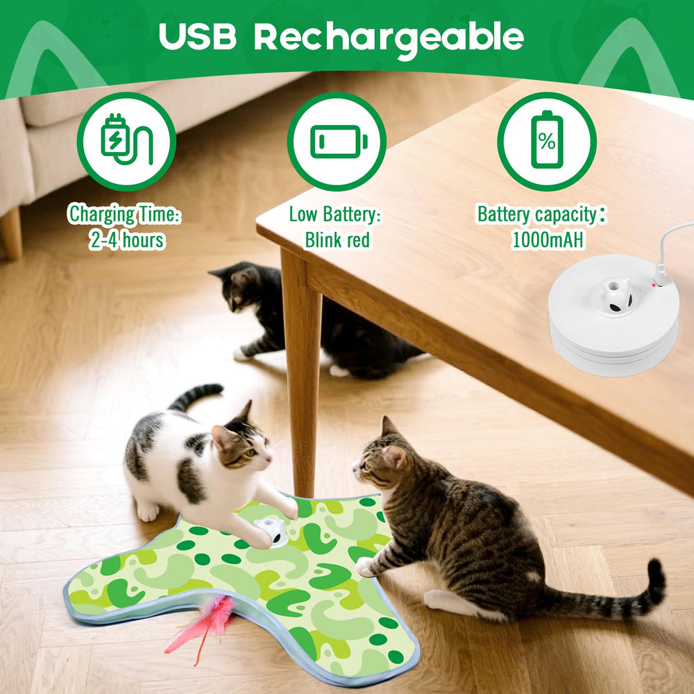 VIWIK replaceable feather wand for long-lasting fun