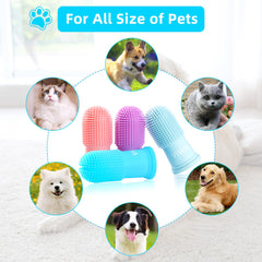 VIWIK silicone BPA-free dog toothbrush design for safe dental care
