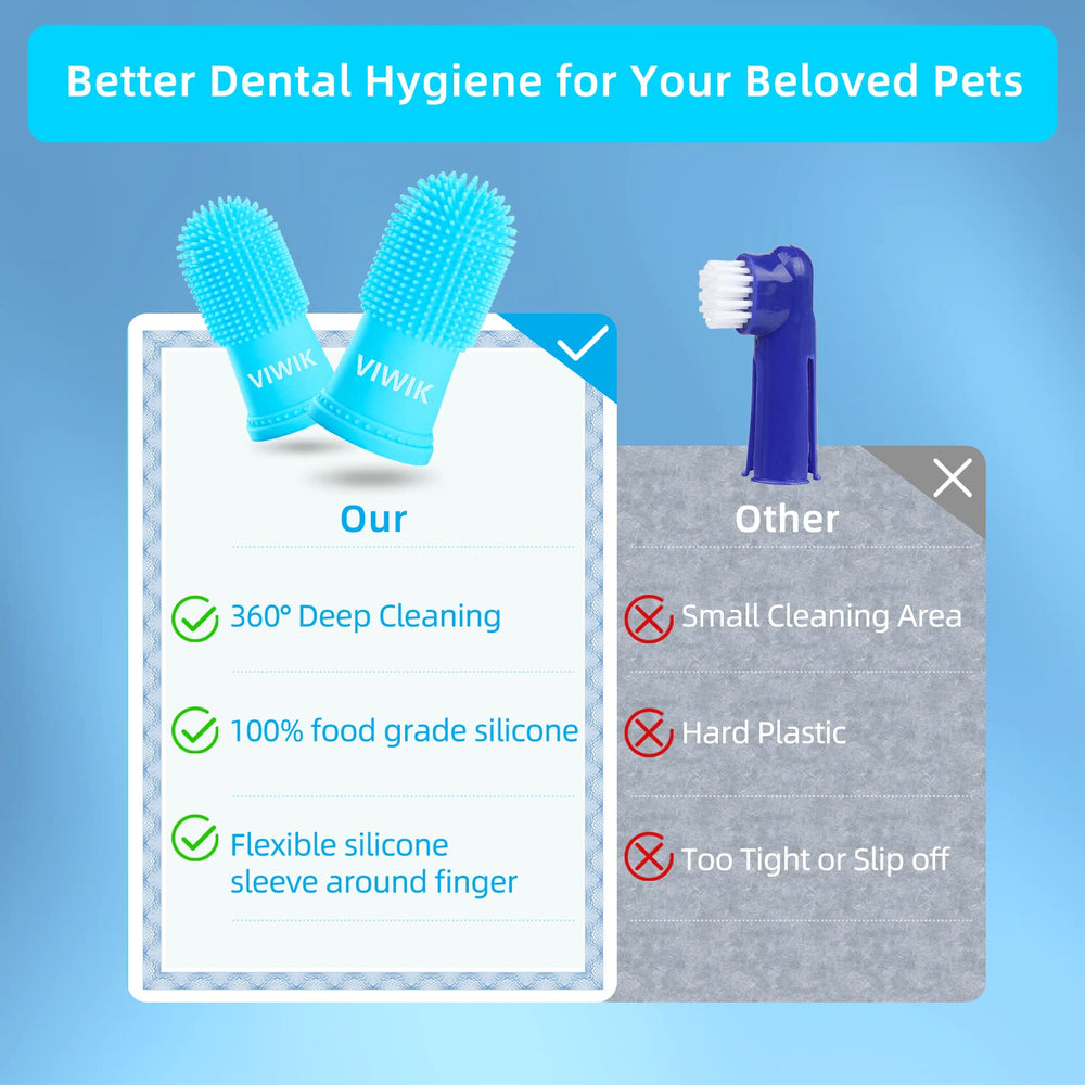 VIWIK travel-friendly pet dental kit is lightweight and portable