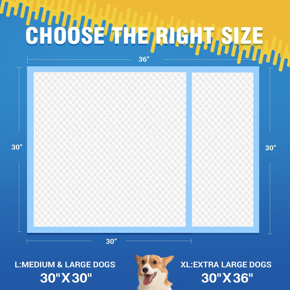 VJJ extra large doggie pad waterproof back prevents leaks and floor damage.