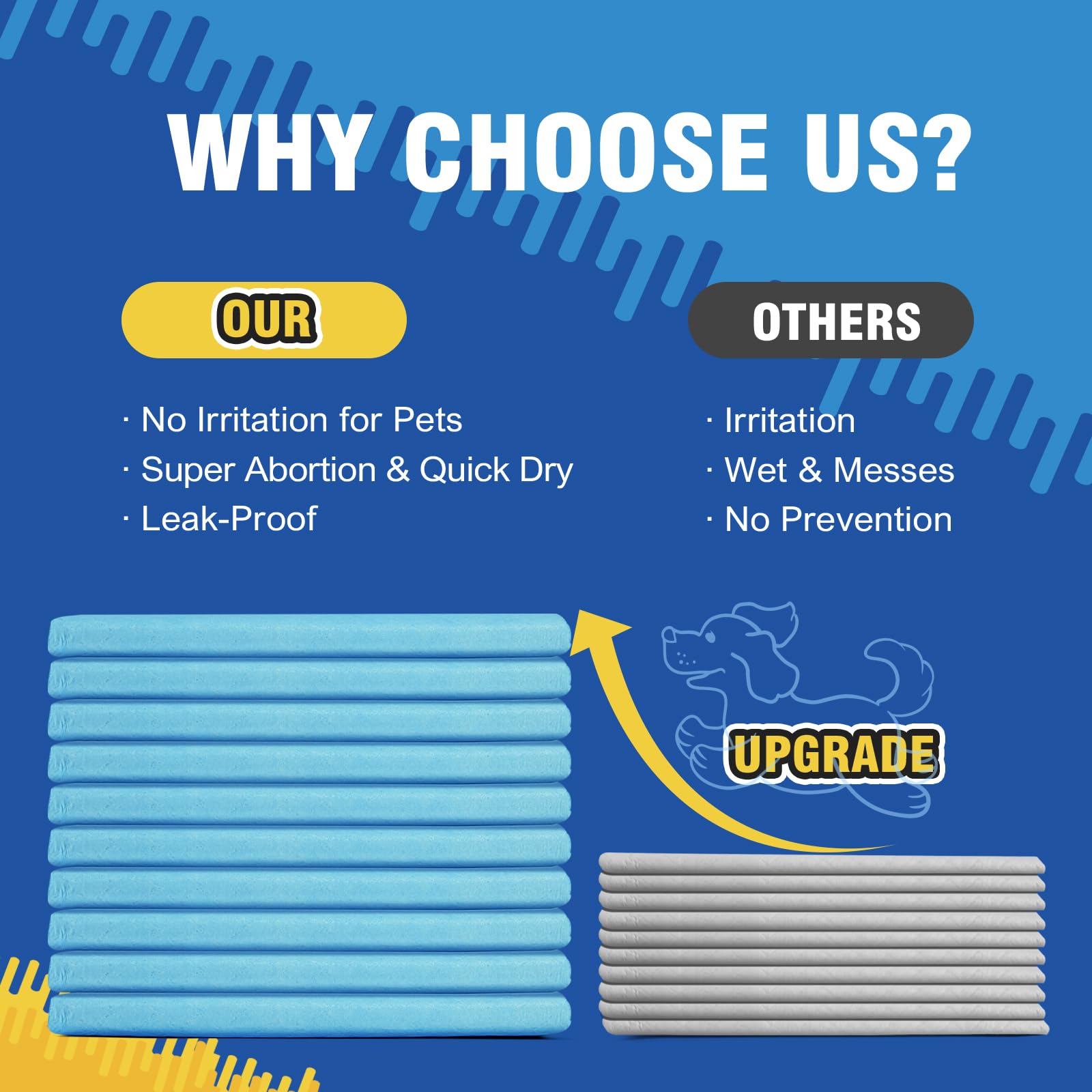 VJJ XL dog training pad suitable for dogs, cats, rabbits and more.